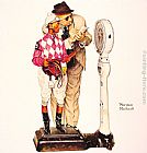Norman Rockwell Weighing in painting